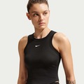 Camiseta Regata Nike Dri-FIT One Cropped Feminina PRETO