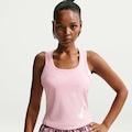 Camiseta Nike Dri-FIT Swoosh Feminina ROSA CLARO