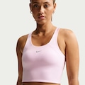 Regata Cropped Dri-FIT Nike Tempo Feminina ROSA CLARO