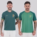 Camisa do Palmeiras Energy e Palestra Raglan Masculina - 2 Unidades VERDE