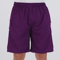 Short Kappa Ahora Pro Seven com Bolso Masculino ROXO