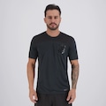 Camisa Corinthians Logo Dry Masculina PRETO