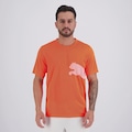 Camiseta Puma Tad Big Logo Masculina LARANJA