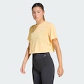 Camiseta Cropped Adidas WE Min Feminina AMARELO