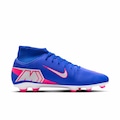 Chuteira de Campo Masculina Nike Mercurial Superfly 10 Club AZUL ESC/BRANCO