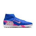 Chuteira de Society Masculina Nike Zoom Mercurial Superfly 10 Academy AZUL ESC/BRANCO