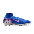 Chuteira de Campo Masculina Nike Air Zoom Mercurial Superfly 10 Elite AZUL ESC/BRANCO