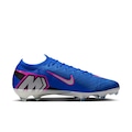 Chuteira de Campo Masculina Nike Air Zoom Mercurial Vapor 16 Elite AZUL ESC/BRANCO