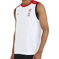 Camiseta Regata Braziline Flamengo Batimento Masculina BRANCO/VERMELHO