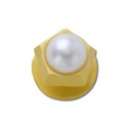 Jibbitz Crocs Pérola Pentágono BRANCO