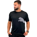 Camiseta Puma Tad Big Logo Masculina PRETO