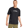 Camiseta adidas Terrex com Logotipo Clássico Masculina PRETO