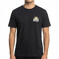 Camiseta Quiksilver High Waves I Masculina PRETO