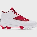 Tênis de Baseibol Infantil Under Armour Leadoff VERMELHO