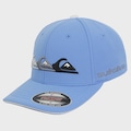 Boné Aba Curva Quiksilver Emb Three Logo Regata Importado - Masculino AZUL