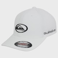 Boné Aba Curva Quiksilver Domed Logo Checker Masculino BRANCO
