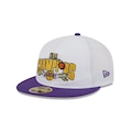Boné New Era 59FIFTY RETRO CROWN Los Angeles Lakers NBA Masculino BRANCO