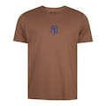 Camiseta New Era New York Yankees Basica Exclusivo Masculina MARROM