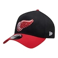 Boné New Era 940 A-Frame Detroit Red Wings Team Logo Masculino PRETO