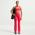 Calça Dri-FIT Nike Zenvy Flare Feminina VERMELHO