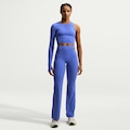 Opção de cor ROXO de Calça Dri-FIT Nike Zenvy Flare Feminina