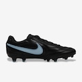 Chuteira de Campo Masculina Nike Tiempo Ligera PRETO/AZUL CLA