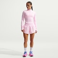 Shorts Dri-FIT Nike Tempo Flow Swoosh Feminino ROSA CLARO