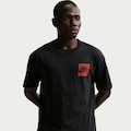 Camiseta Nike Asbury Hard Court Masculina PRETO/VERMELHO