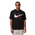 Camiseta Jordan Jumpman Brooklyn Masculina PRETO/BRANCO