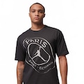 Camiseta Paris Saint-Germain Jordan Masculina PRETO/BRANCO
