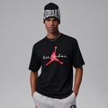 Camiseta Jordan Break Essentials 85 Masculina PRETO/VERMELHO