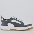 Tênis Infantil PUMA Rebound V6 LO CINZA