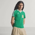 Camisa do México I 1986 adidas Feminina VERDE