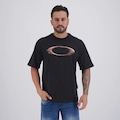 Camiseta Oakley Ellipse Magma SS Masculina PRETO