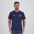 Camiseta Fila Comfort Selo Rio Open 26 Masculina AZUL ESCURO