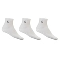 Meias Lupo Sport Kit com 3 Pares - 41 a 44 - Adulto BRANCO