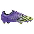 Chuteira de Campo Umbro Velocita Decimo Premier - Adulto ROXO/VERDE