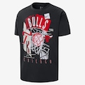 Camiseta Chicago Bulls NBA Nike Masculina PRETO/VERMELHO
