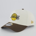 Boné New Era NBA Los Angeles Lakers 940 Historic Unissex BEGE