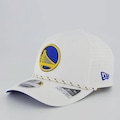 Boné New Era NBA Golden State Warriors Corda 970SS Unissex BRANCO