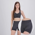 Kit Top Sem Costura + Shorts Selene Feminino CINZA