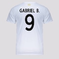 Camisa do Santos Logo 9 Gabriel B Masculina BRANCO