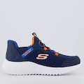 Tênis Infantil Skechers Bounder Burst AZUL ESCURO