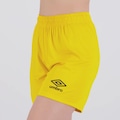 Calção Umbro Club Feminino AMARELO