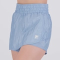 Shorts Saia Fila Nylon Classic Sports Feminino AZUL