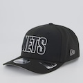 Boné New Era NBA Brooklyn Nets Aba Curva PRETO