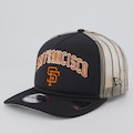 Boné New Era MLB San Francisco Giants Trucker Aba Curva PRETO