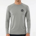 Camiseta Rip Curl Manga Longa Icons Surf UV SM26 Masculina CINZA