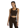Cropped adidas Três Listras Train Essentials Feminino MARROM/MARROM ESC