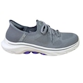 Tenis Skechers Go Walk 7 Via Slip-Ins Feminino CINZA